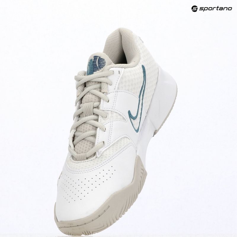 Férfi teniszcipő Nike Court Lite 4 White/Light Bone/New Slate/Smokey Blue 10