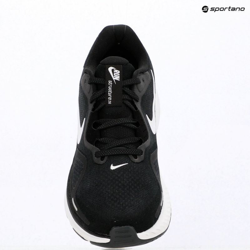 Férfi futócipő Nike Structure 26 Wide fekete/farkasszürke/fémes ezüst/fehér 15