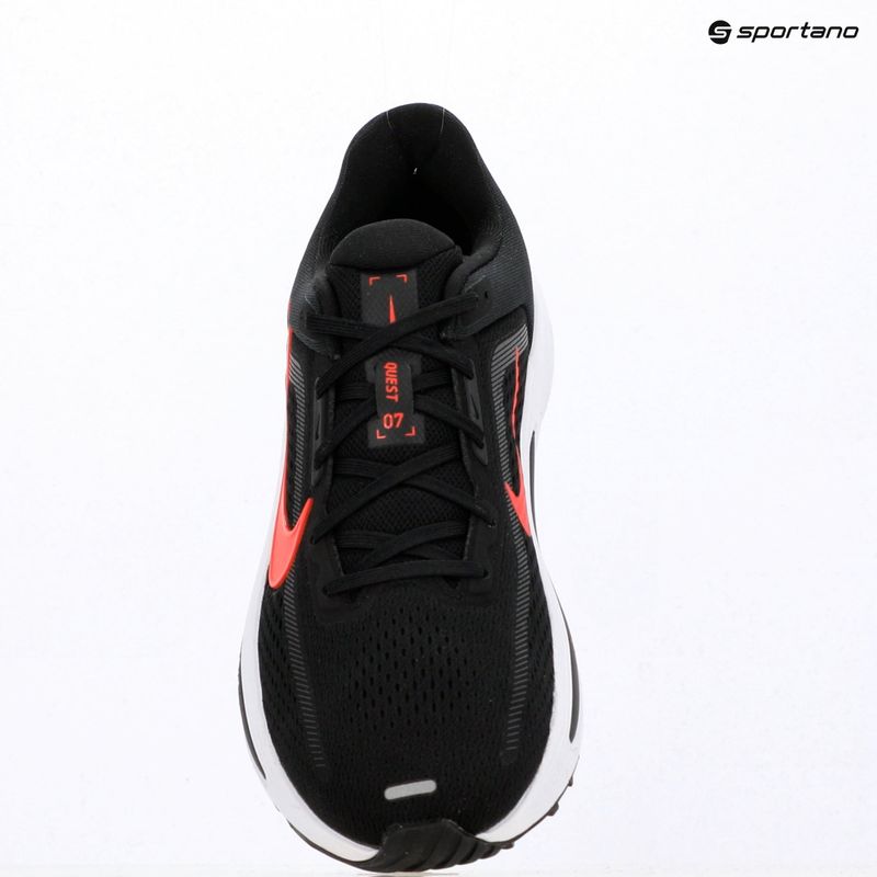 Férfi futócipők Nike Quest 7 black/white/anthracite/red orbit 10