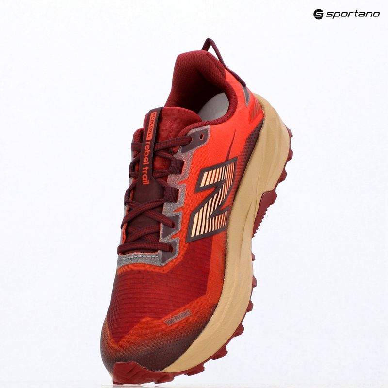 Férfi futócipők New Balance Rebel Trail V1 maple/neo flame 12