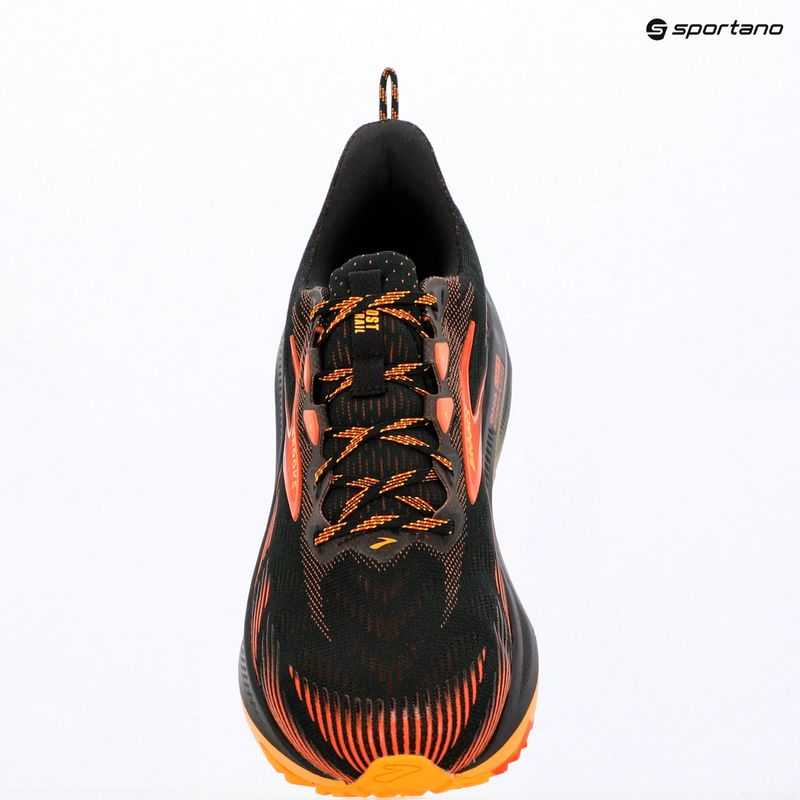 Férfi futócipők Brooks Ghost Trail black/red/orange 7