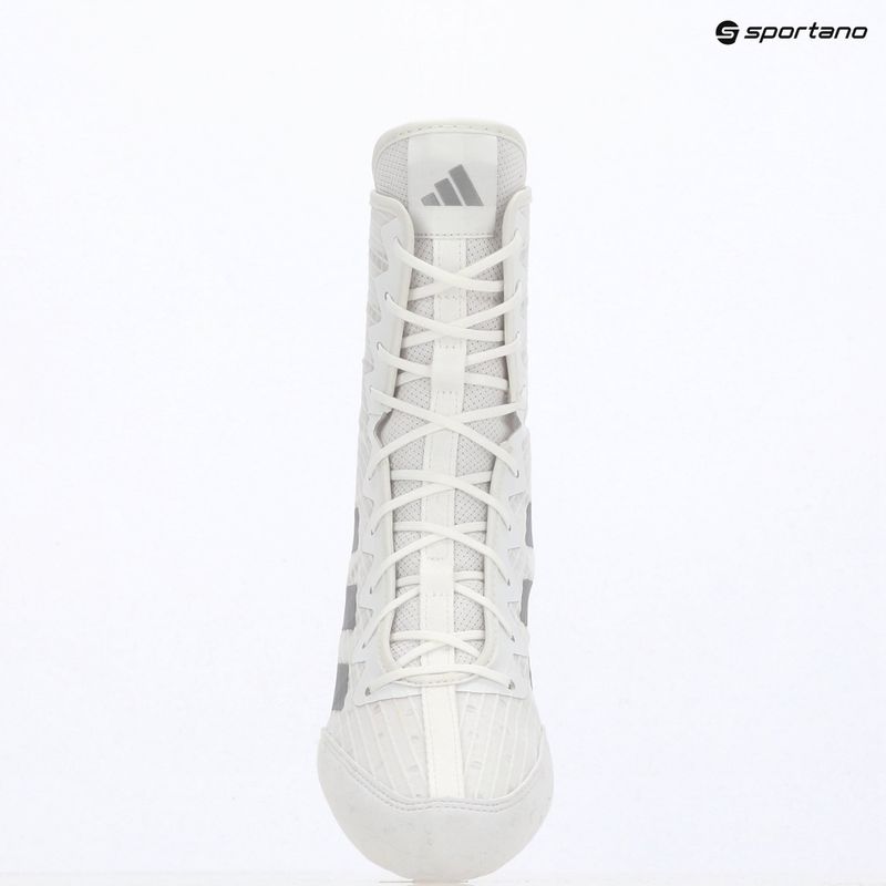 Boxcipő adidas Box Hog 4 white/silver 9