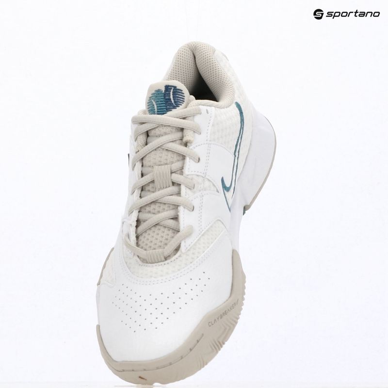 Férfi teniszcipő Nike Court Lite 4 White/Light Bone/New Slate/Smokey Blue 10