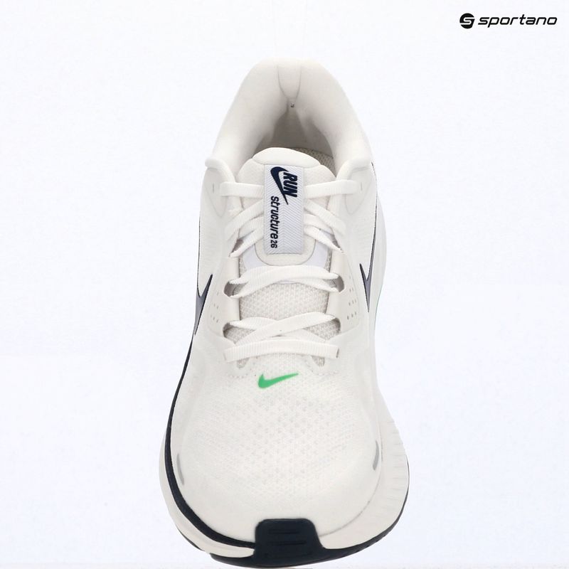 Férfi futócipők Nike Structure 26 white/green spark/midnight navy 6