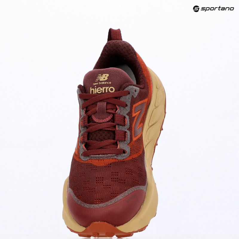Férfi futócipők New Balance Fresh Foam X Hierro V9 mulled wine/neo flame 14