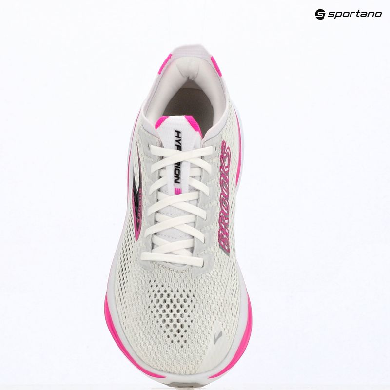Női futócipők Brooks Hyperion 3 white/luminary/cyber pink 9