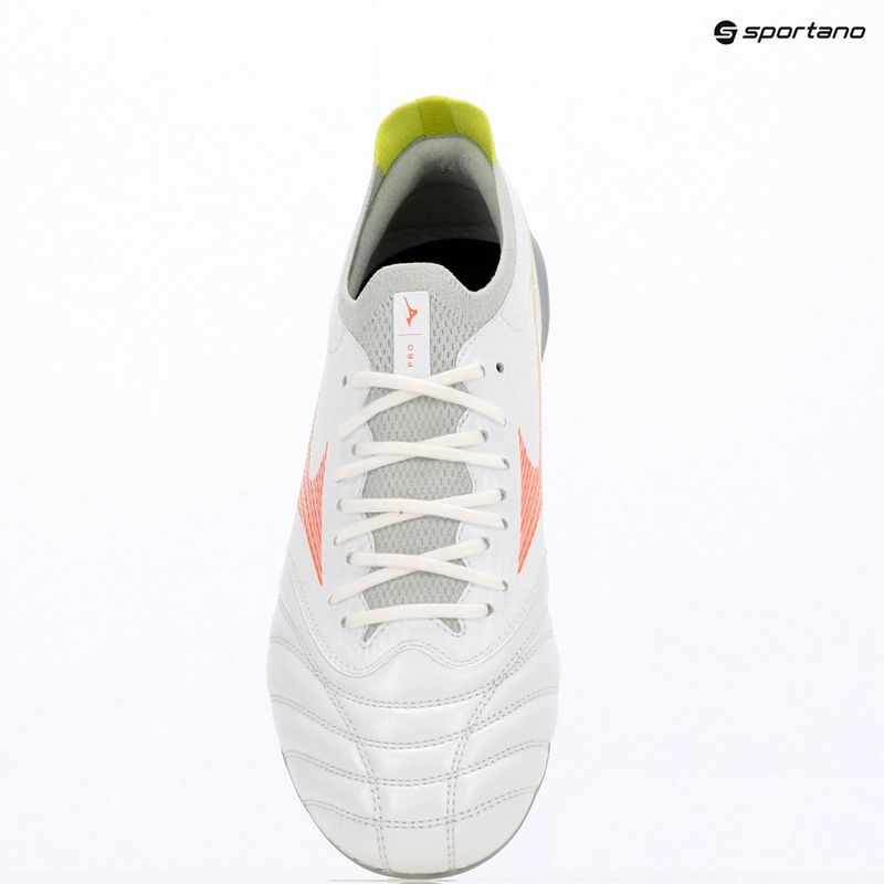 Futballcipő Mizuno Morelia Neo V β Pro AG white/lava orange/evening primrose 9
