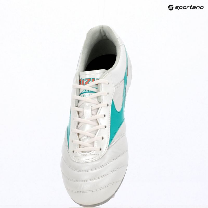 Futballcipő Mizuno Morelia II Elite FG white/arcadia/lava orange 9