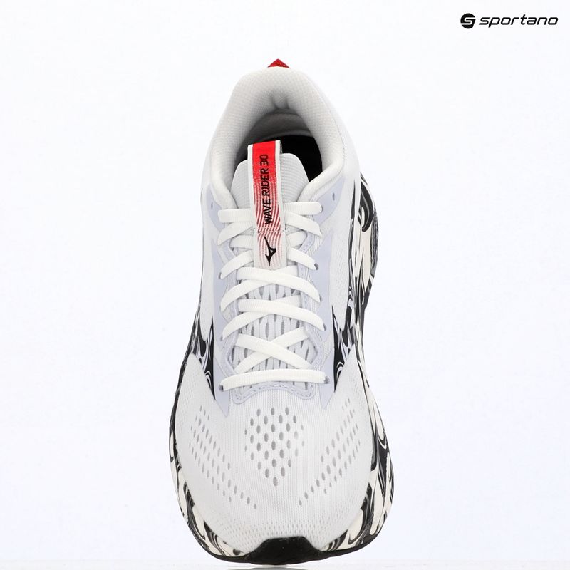 Férfi futócipők Mizuno Wave Rider 30 Disclosure white/black/high risk red 9