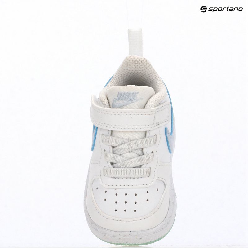 Gyermekcipő Nike Court Borough Low white/football grey/arctic green 7