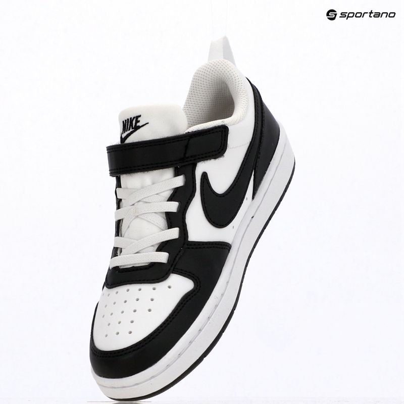 Gyermekcipő Nike Court Borough Low Recraft white/black 8