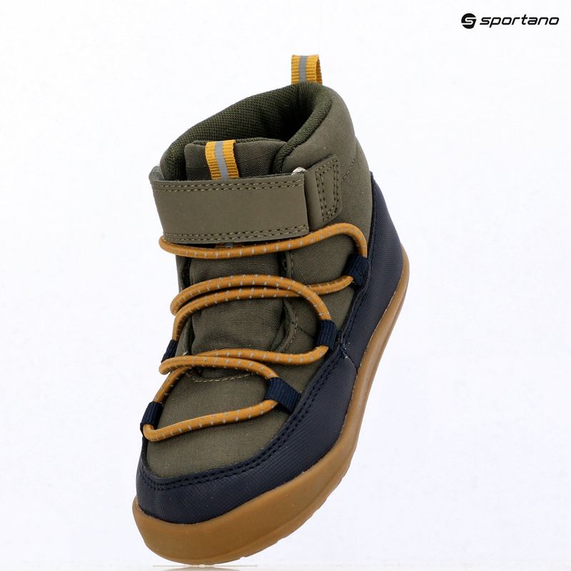 Gyerek barefoot cipők Viking Birch Barefoot Mid 1V Waterproof navy/olive 9