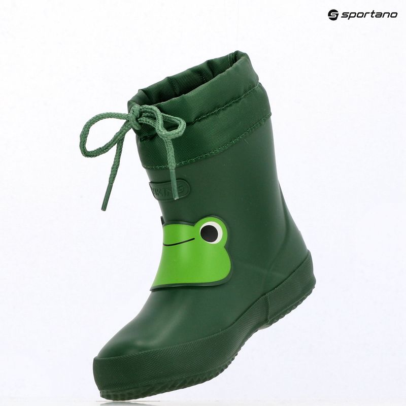 Gyerek gumicsizma Viking Alv Indie Print green 16