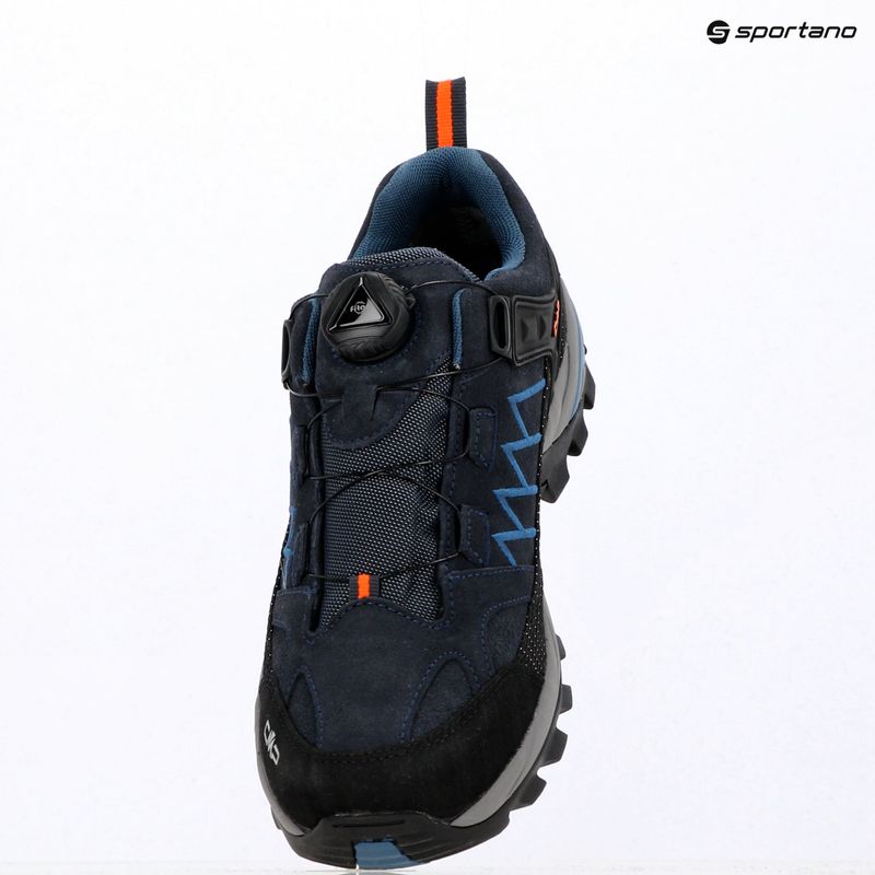 Férfi túracipők CMP Rigel Low Fitgo Wp b.blue/flash orange 9