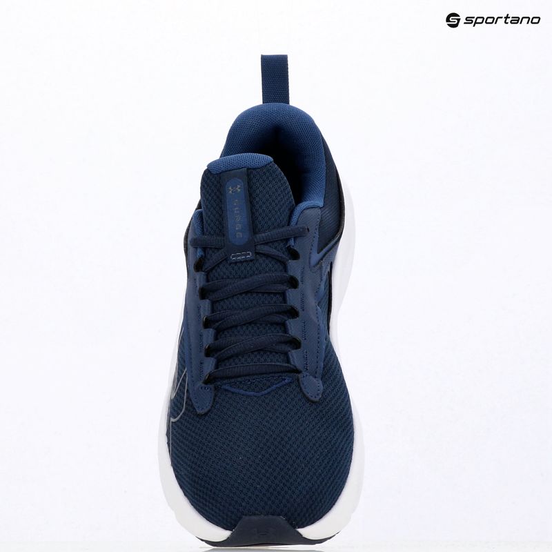 Férfi futócipők Under Armour Surge 5 academy/white/downpour gray 14