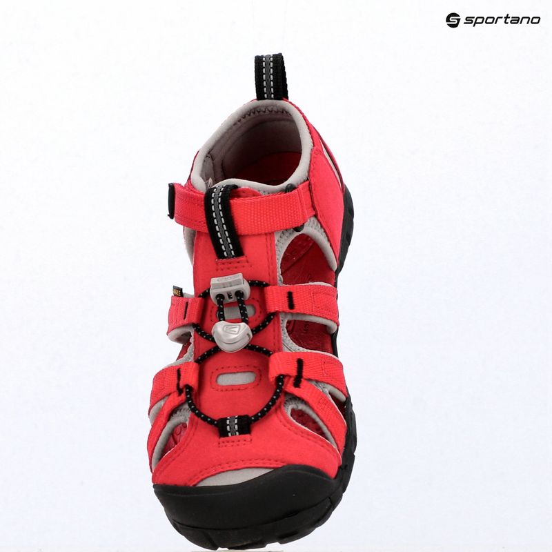 Junior szandálok KEEN Seacamp II CNX red/alloy 9