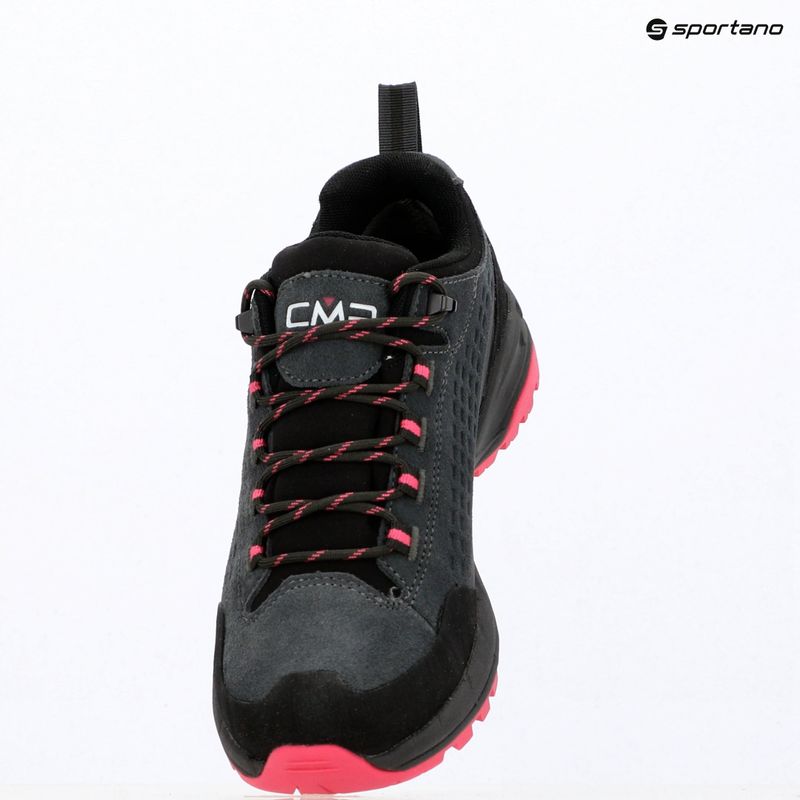 Női túracipők CMP Vertyx Low Waterproof grey/fuxia 9