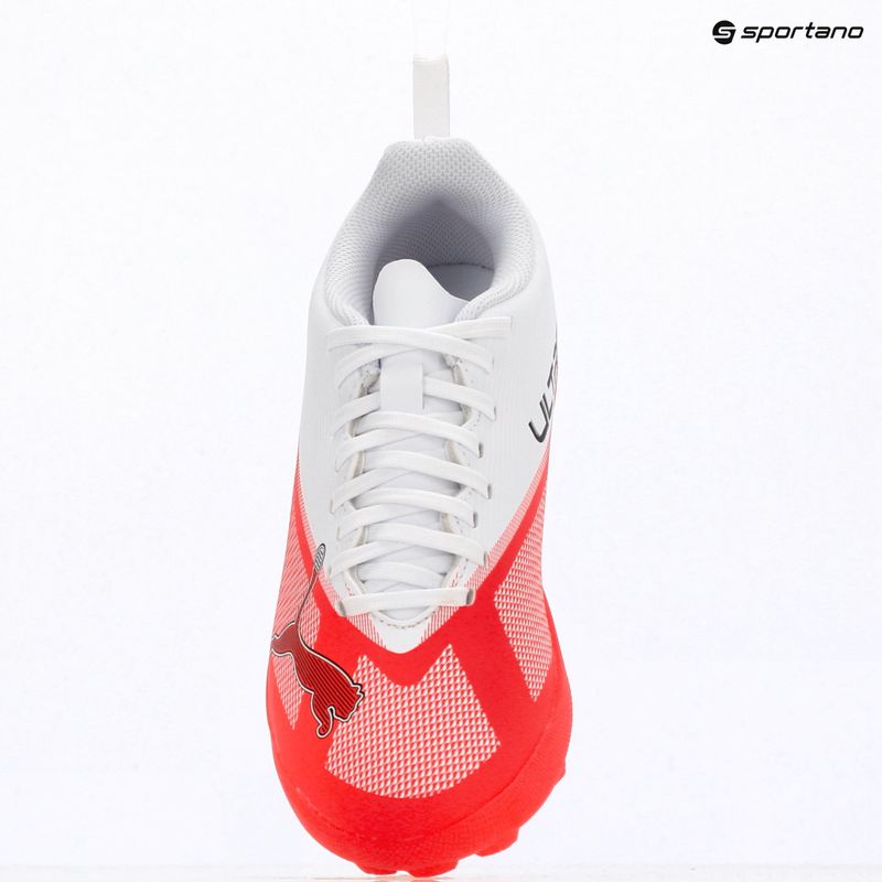 Gyermek focicipők PUMA Ultra 7 Play TT Jr ultra red/puma black/puma white 9