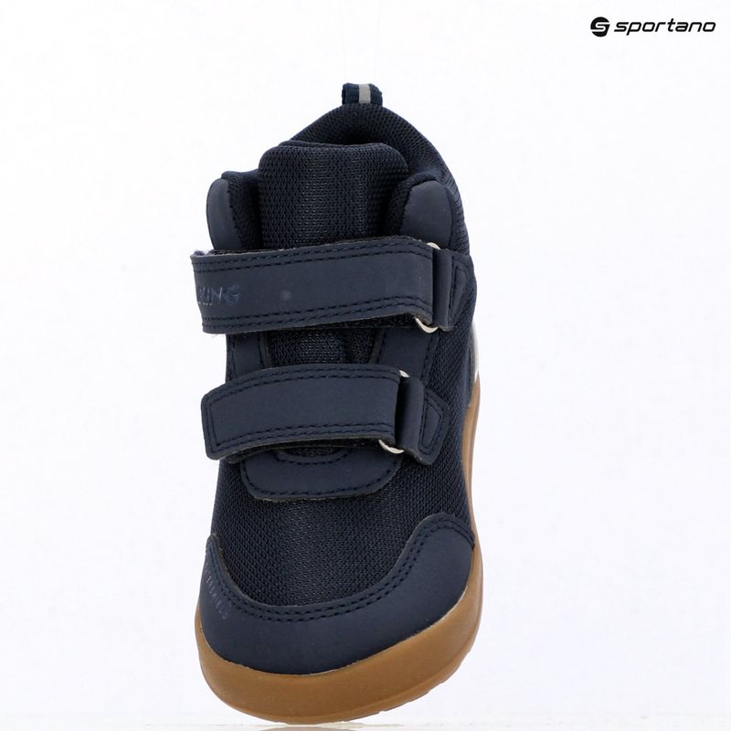 Gyerek barefoot cipők Viking Alv Barefoot Mid 2V Waterproof navy 21