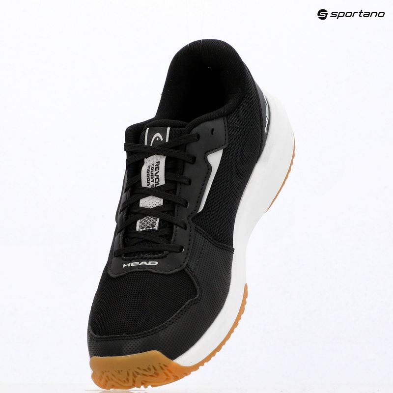 Férfi teniszcipő HEAD Revolt Court 5.0 Indoor black/white 9