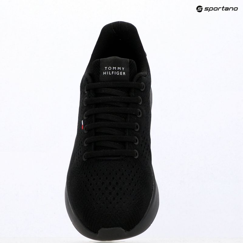 Férfi cipők Tommy Hilfiger Lightweight Runner Knit black 9