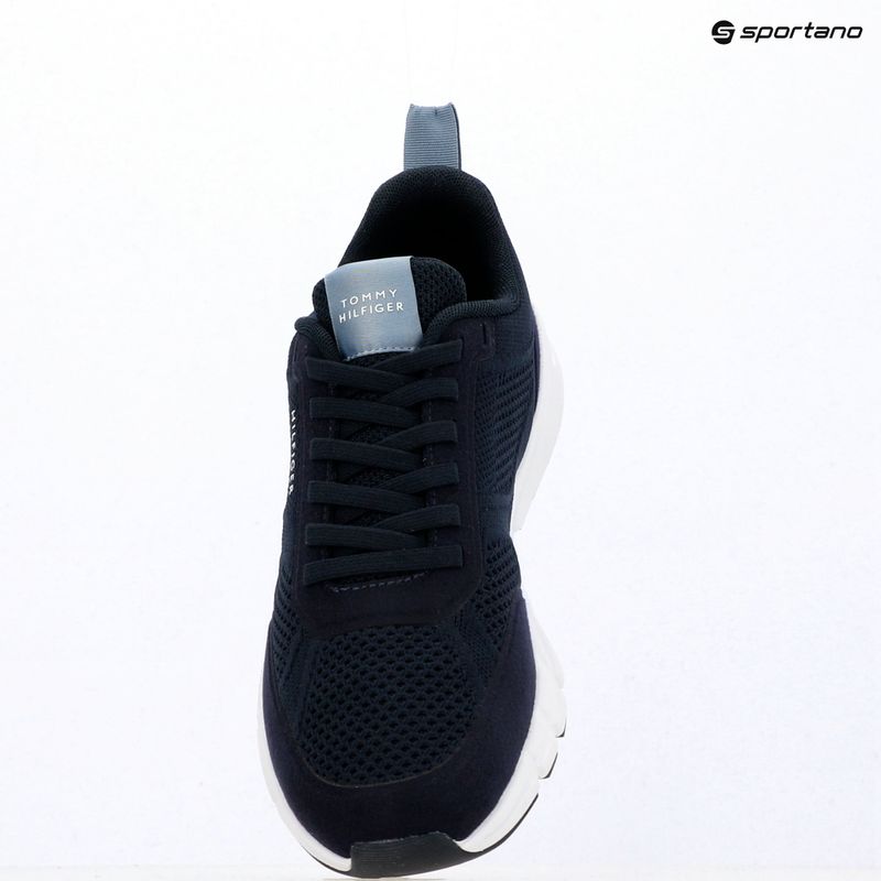 Férfi cipők Tommy Hilfiger Light Knitted navy blue 9