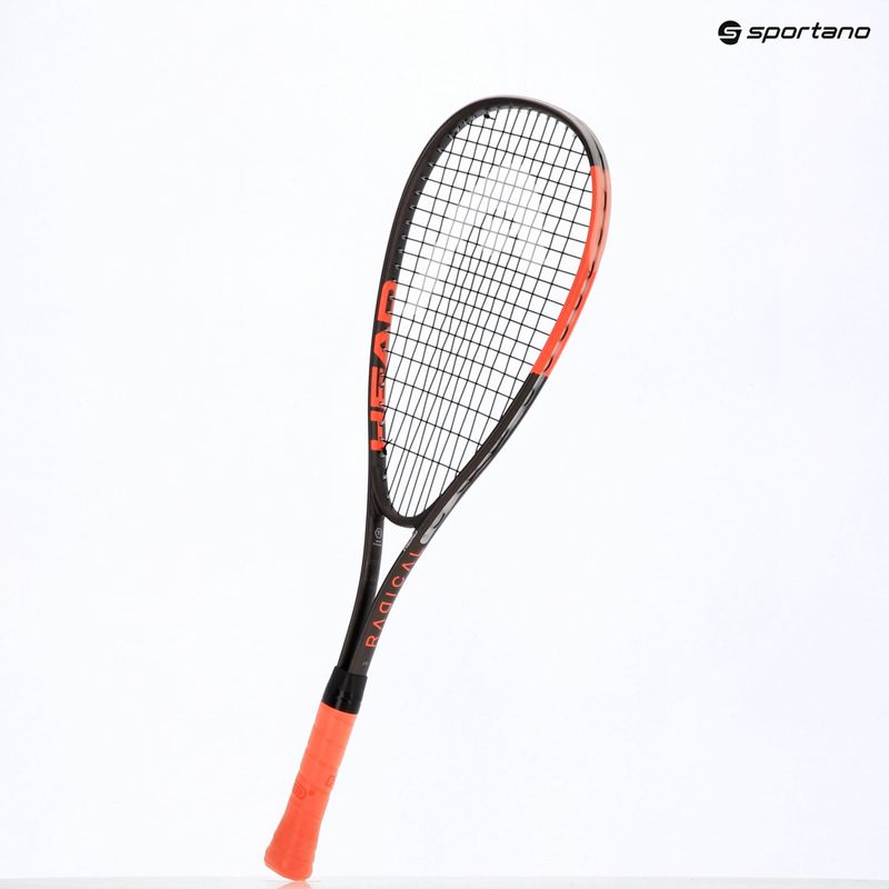 Gyermek squashütő HEAD Radical Junior 2026 black/red 10