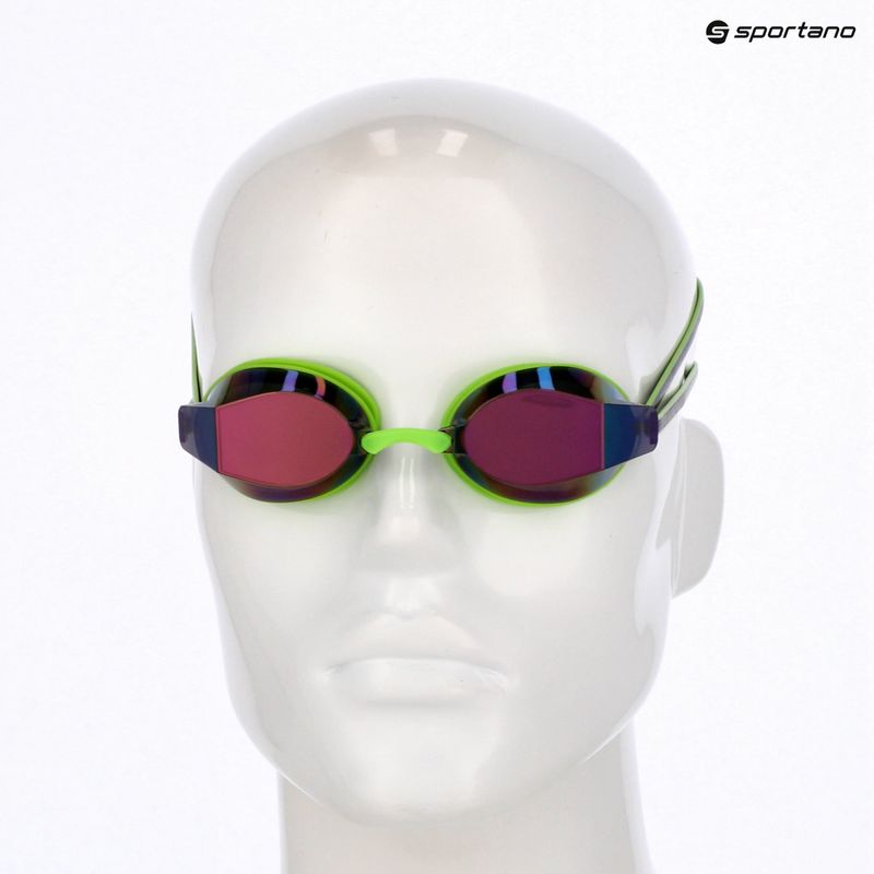 Úszószemüveg TYR Blackops 140 Ev Racing Mirrored bright green/black 6