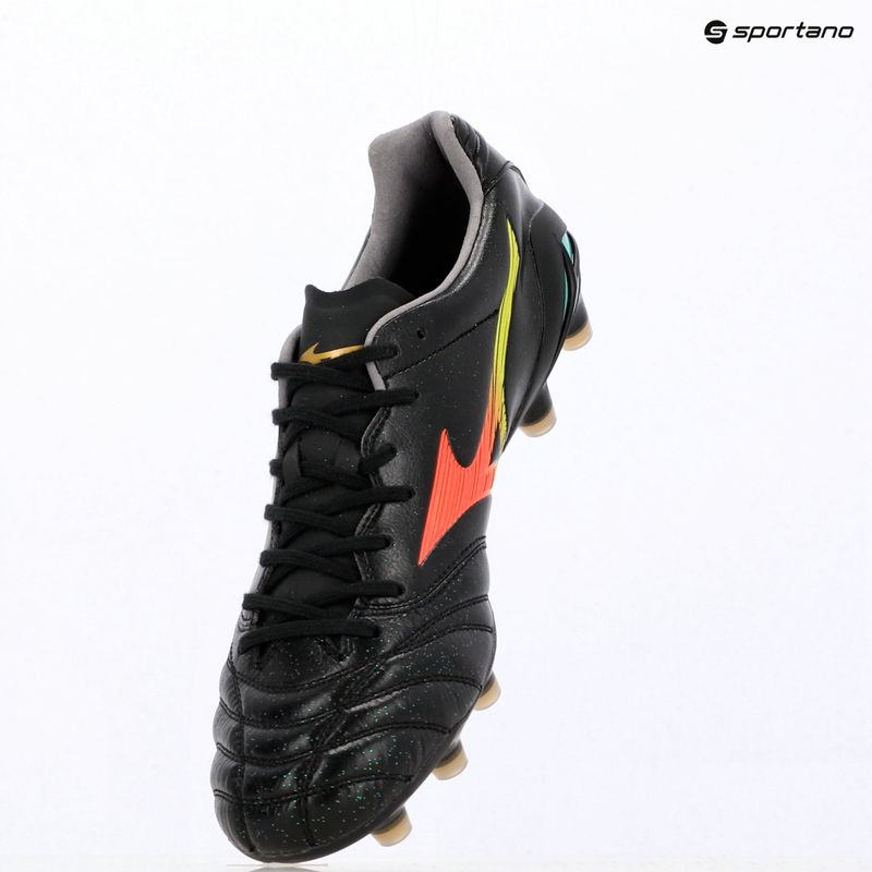 Futballcipő Mizuno Monarcida Neo III Elite FG black/lava orange/arcadia 3