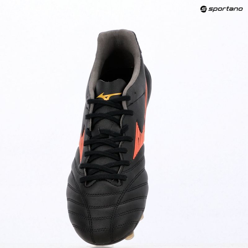 Futballcipő Mizuno Monarcida Neo III Pro FG black/lava orange/arcadia 3