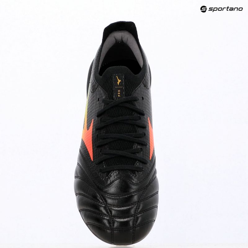 Futballcipő Mizuno Morelia Neo V β Pro FG black/lava orange/arcadia 3