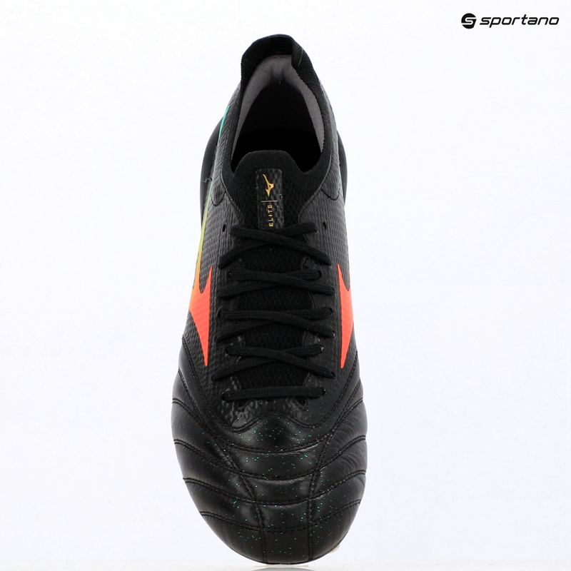 Futballcipő Mizuno Morelia Neo V β Elite FG black/lava orange/arcadia 3
