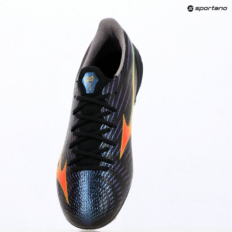 Futballcipő Mizuno Alfa III Elite FG black/lava orange/evening primrose 3