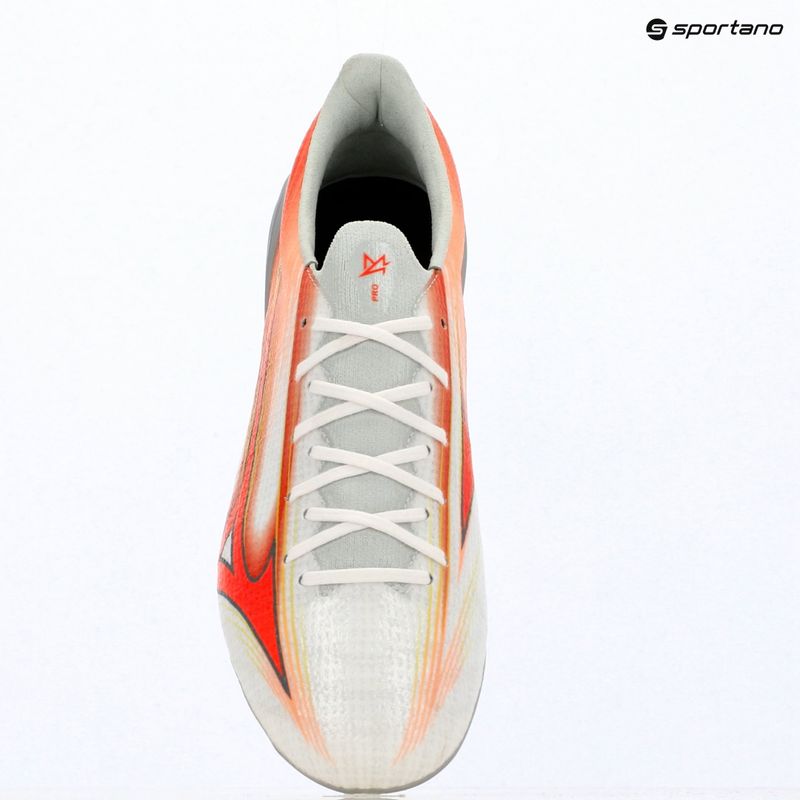 Futballcipő Mizuno Alfa III Pro FG white/lava orange/evening primrose 4