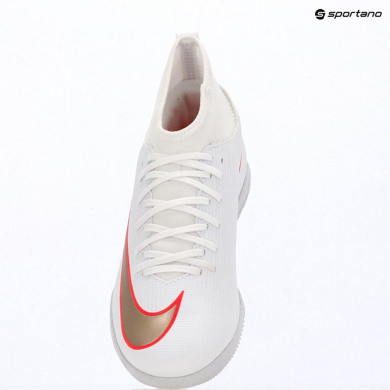 Gyermek focicipők Nike Jr. Mercurial Superfly 11 Club white/bright crimson/blur 8
