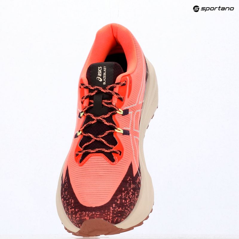 Férfi futócipő Asics Blazeblast napkorall/sötét padlizsán 17