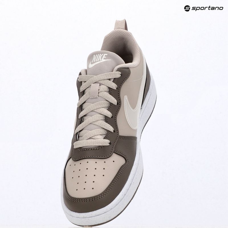 Nike Court Borough Low moon particle/cave stone/white/white cipő 18