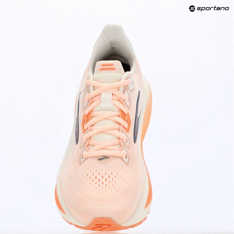 Női futócipők Brooks Ghost 18 star white/cyber peach/grey 17