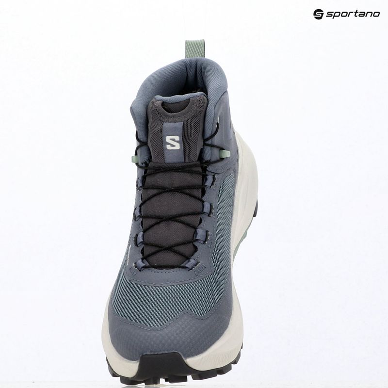 Női kirándulócipők Salomon Genesis Mid GTX grisaille/green milieu 15