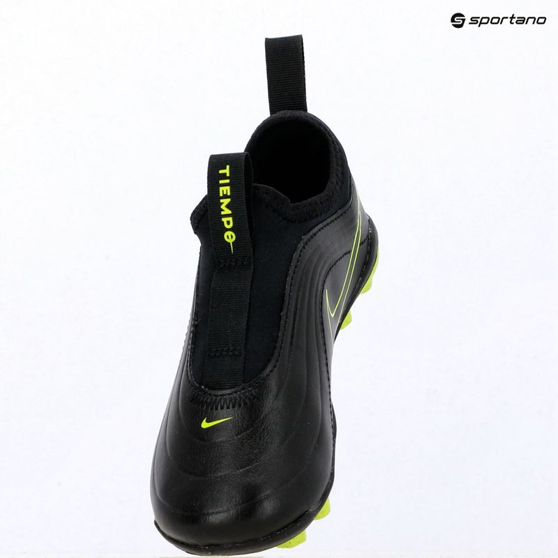 Gyerek focicipő Nike Tiempo Maestro Flex Jr FG/MG PS black/volt/black 16