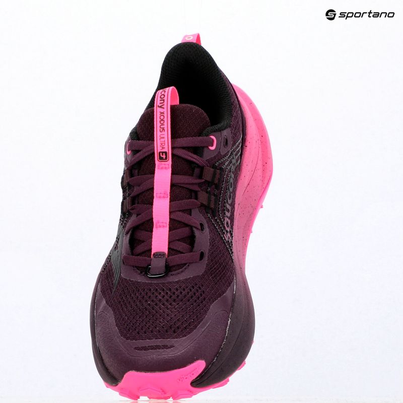 Női futócipők Saucony Xodus Ultra 4 eggplant/shock 11