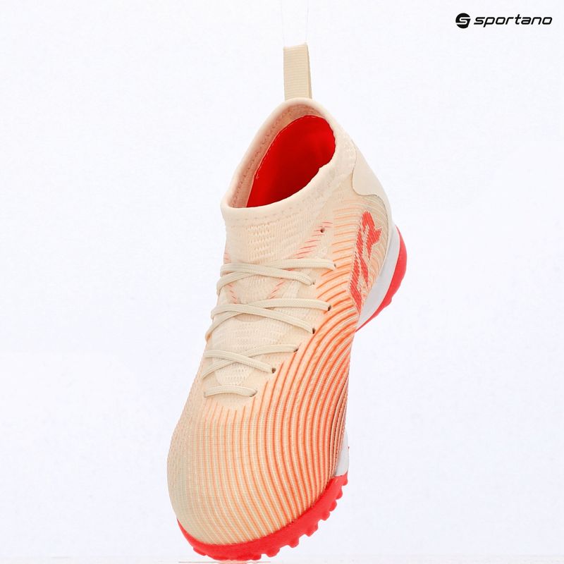 Gyermek focicipők PUMA Future 9 Match TT+ Mid Jr sugared almond/puma white/ultra red/puma black 8