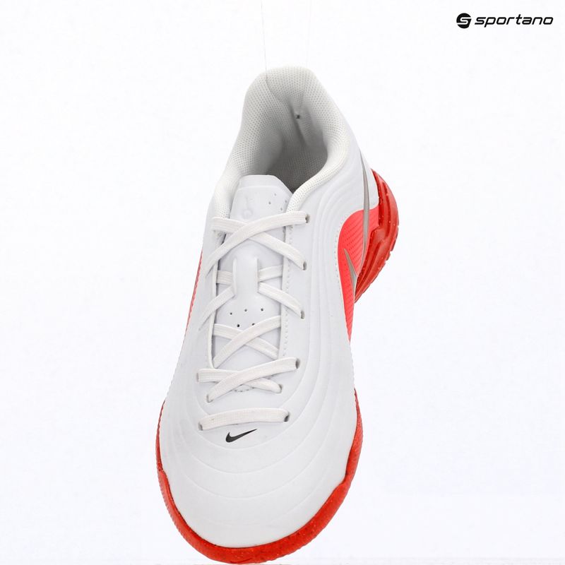Gyermek focicipők Nike Jr. Tiempo Maestro Club white/bright crimson/blur 8