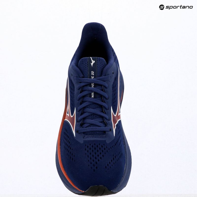 Férfi futócipők Mizuno Wave Inspire 22 beacon blue/tomato puree/firecracker 14
