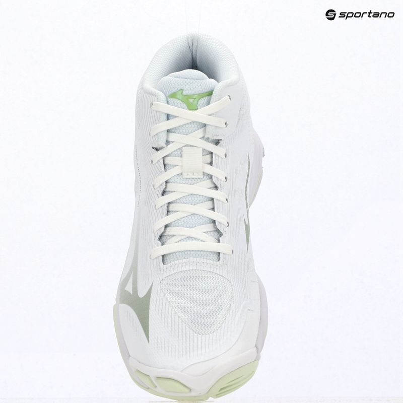 Női röplabda cipő Mizuno Wave Lightning Pro Mid white/aqua gray/ambrosia 15