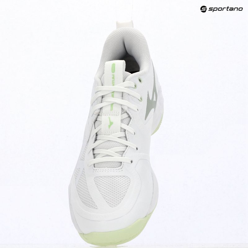 Női röplabda cipő Mizuno Wave Momentum Pro white/aqua gray/ambrosia 15