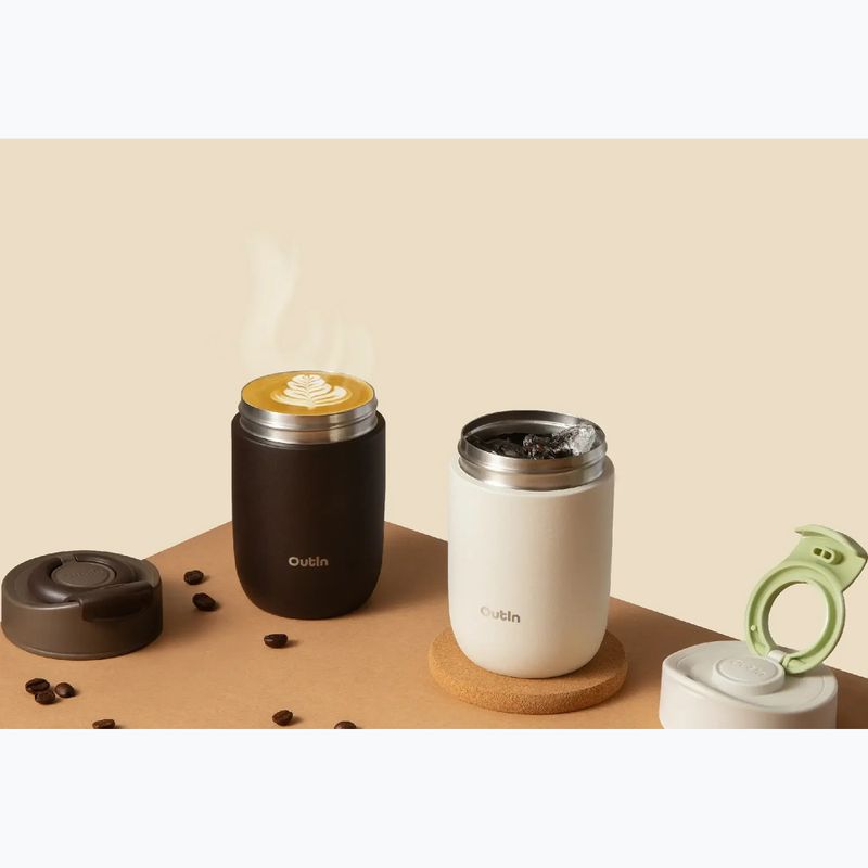 Termoszbögre OutIn Travel Tumbler 350 ml sand white 3