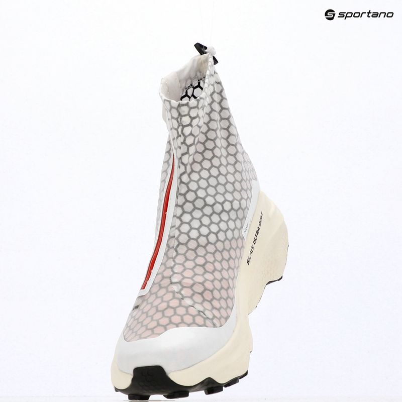 Férfi futócipő Salomon S/Lab Ultra Dust white/fiery red/vanilla ice 18