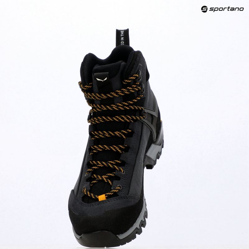 Férfi magashegyi cipő Salewa MTN Trainer 3 Tech Mid GTX fekete/ónix 16