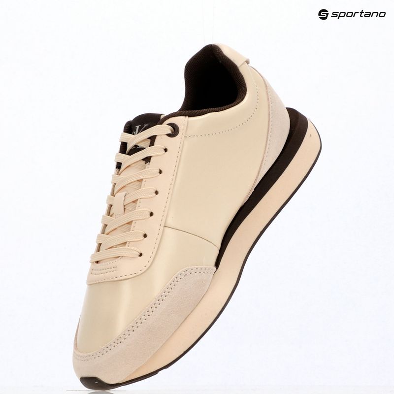 Női cipők Calvin Klein HW0HW03248 Retro Runner Essential Leather light cashew/rocky brown 9